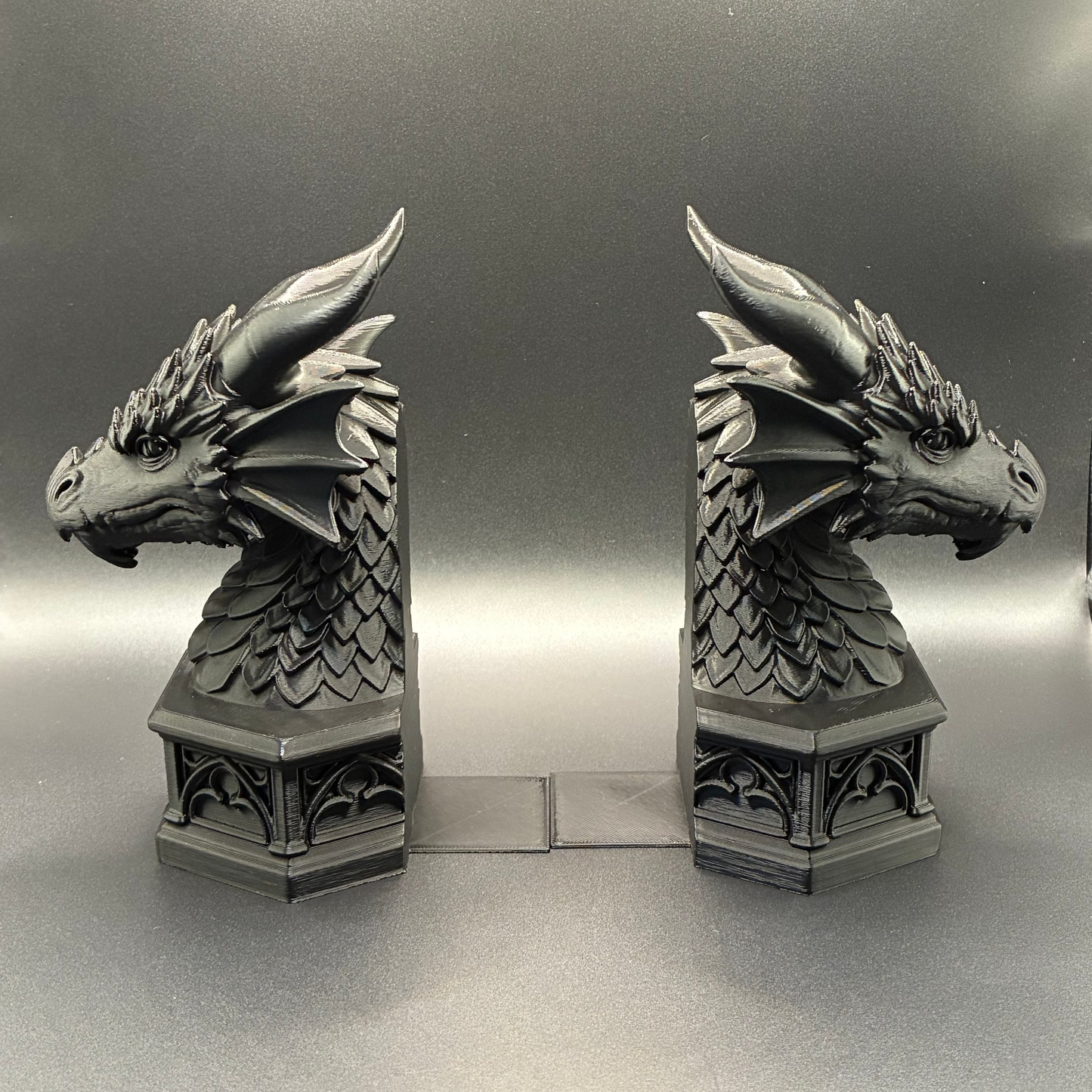 Dragon Bust Bookends (Pair)