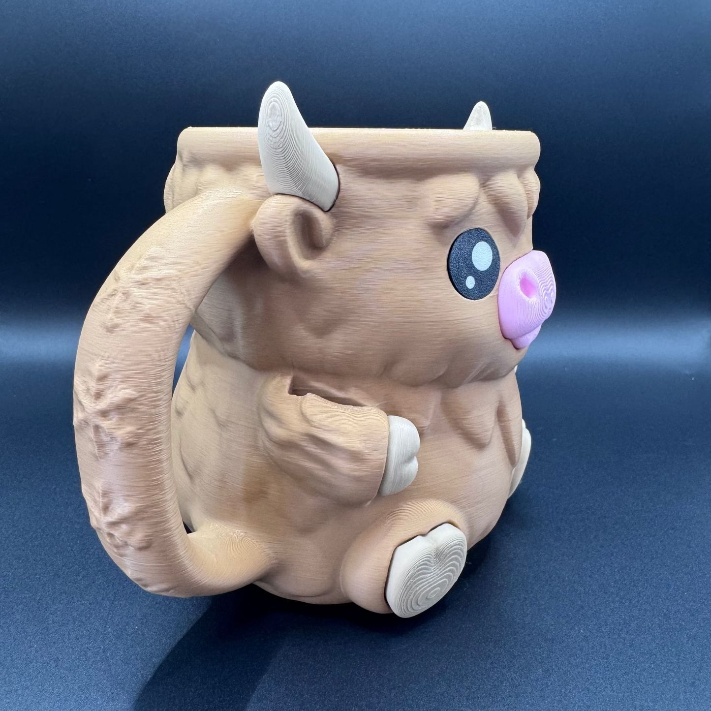 Highland Cow Pint Pal 🐮🍦 | Ice Cream Holder & Spoon Buddy