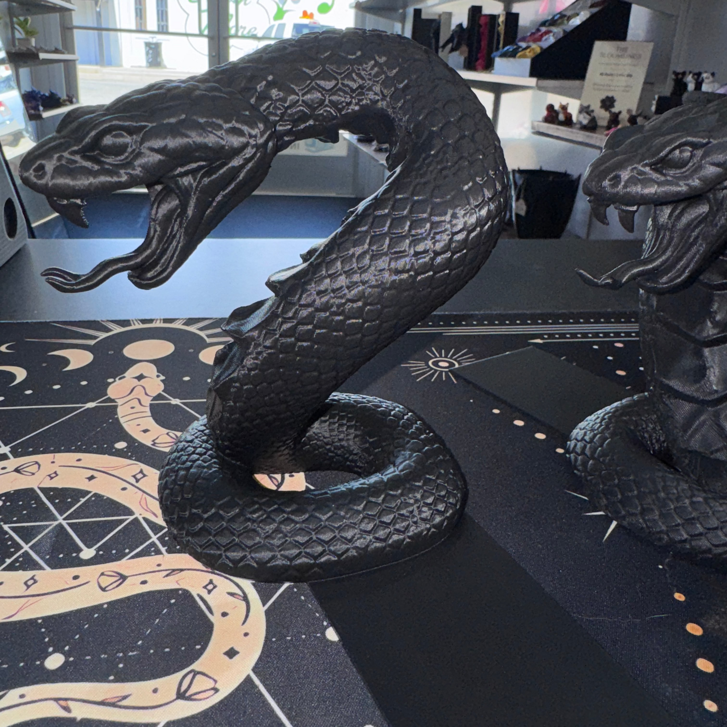 Serpent Bookends – Twin Guardians