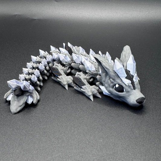 Baby Crystal Wolf Dragon