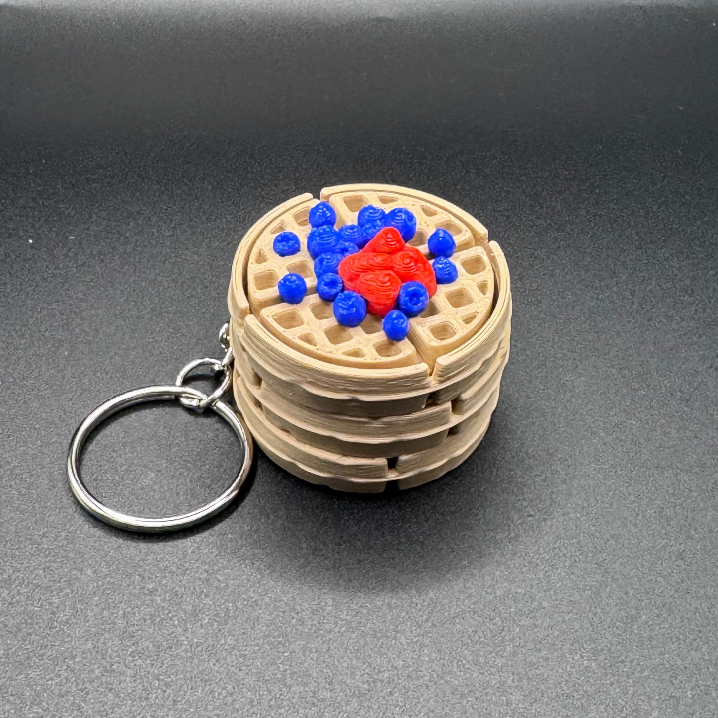Waffle Keychain Clickers