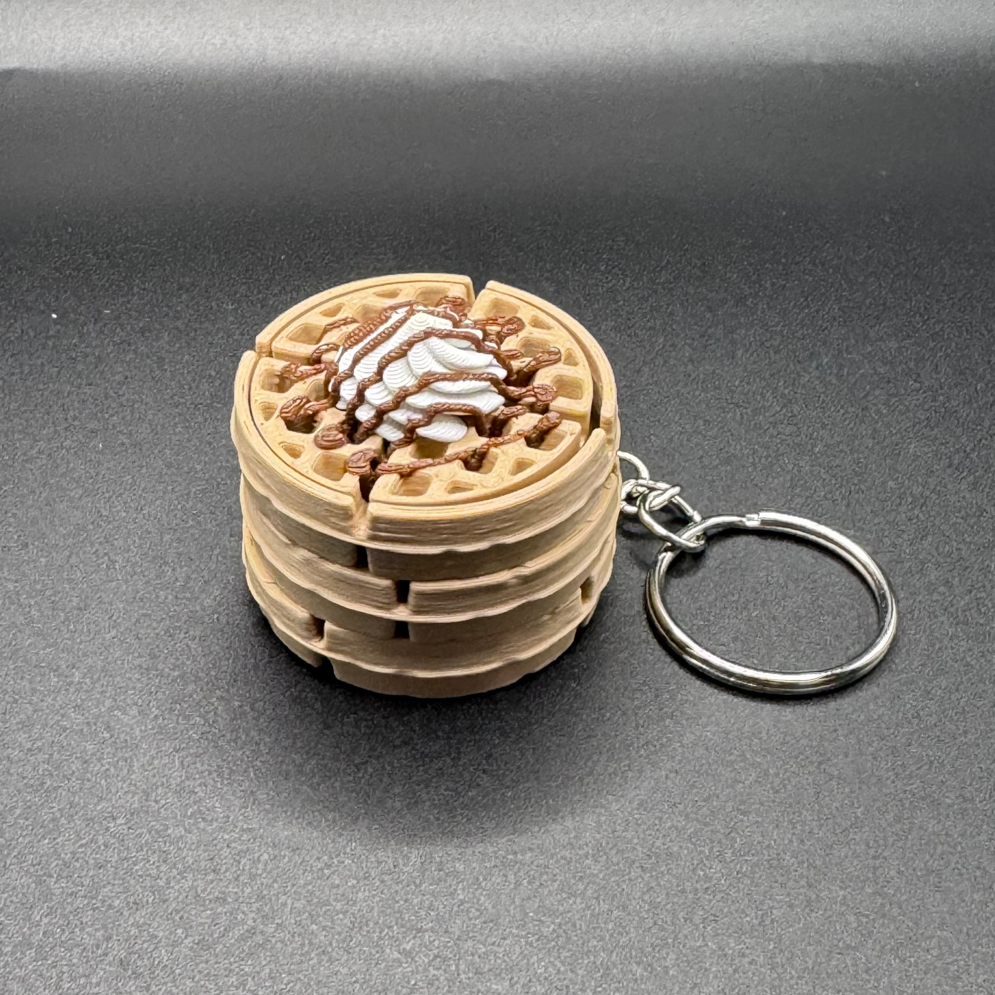 Waffle Keychain Clickers