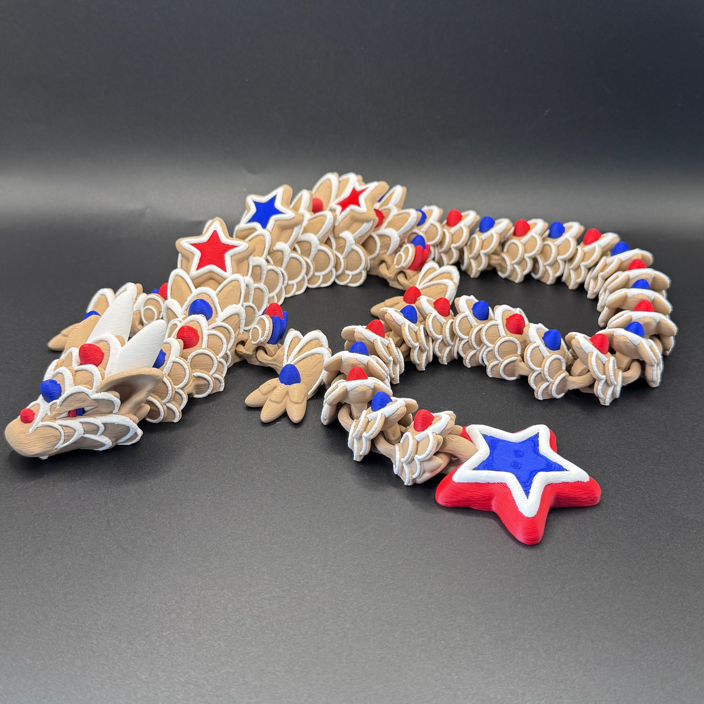 Momma Independence Sugar Cookie Dragon
