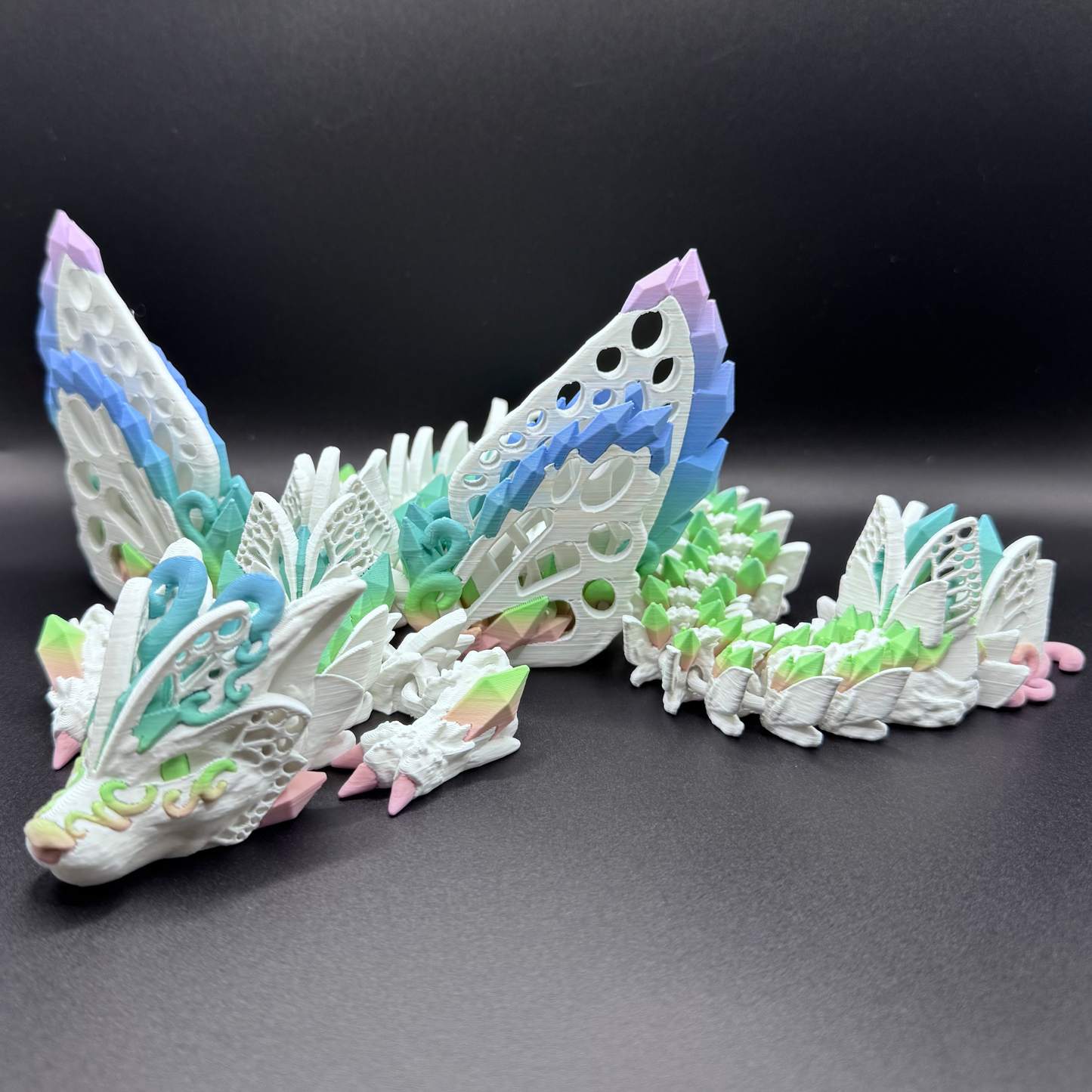 Momma Butterfly Wolf Dragon